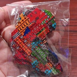 Africa Print Earrings